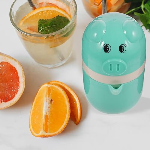 Miniatura 9 de Exprimidor manual portátil ligero de frutas y limones, exprimidor de mano de grado alimenticio para cítricos, prensa de jugo no eléctrica compacta