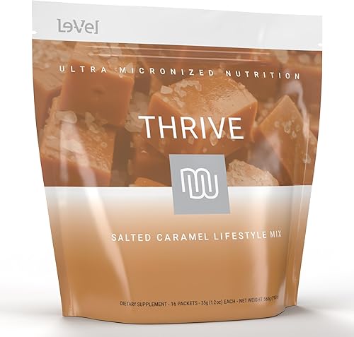 Thrive Protein Shake  16 Packets (35g Each)  Gluten-Free, Pea Protein, Probiotics, Fiber & Digestive Enzymes  Supports Lean Muscle (16 Packets