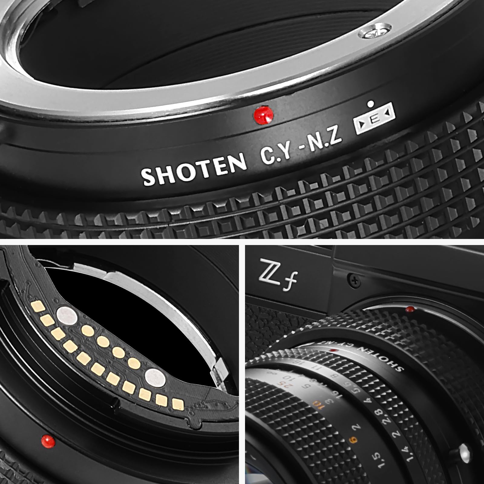 Amazon | SHOTEN マウントアダプター CY-NZ E (ヤシカ・コンタックス