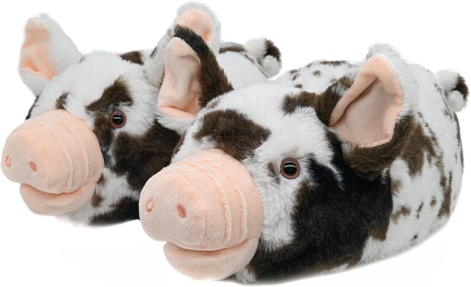 Onmygogo Fuzzy Winter Animal Slippers for Men and Women