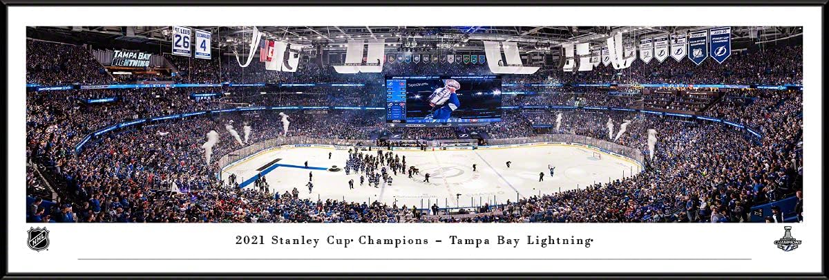 Tampa Bay Lightning, 2021 Stanley Cup Champions - Panoramic Posters and Framed Pictures by Blakeway Panoramas