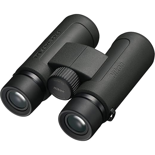 Nikon PROSTAFF P3 10x42 Binocular | Waterproof, fogproof, Rubber-Armored Full-Size Binocular, Wide Field of View & Long Eye Relief | Official Nikon USA Model