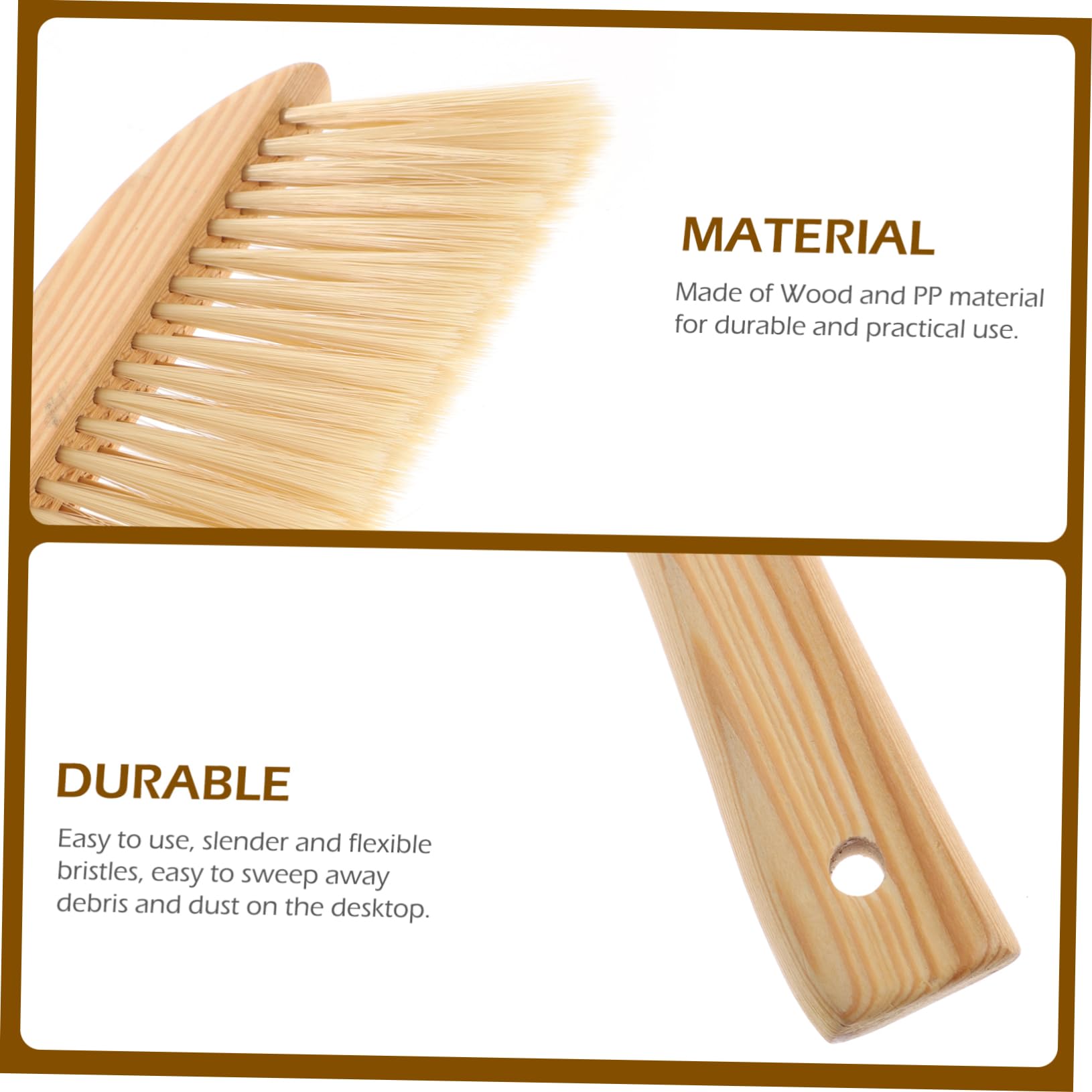 IWOWHERO Compact Rug Cleaner Brush Bristle Brush for Cleaning Bed Clothes and Home