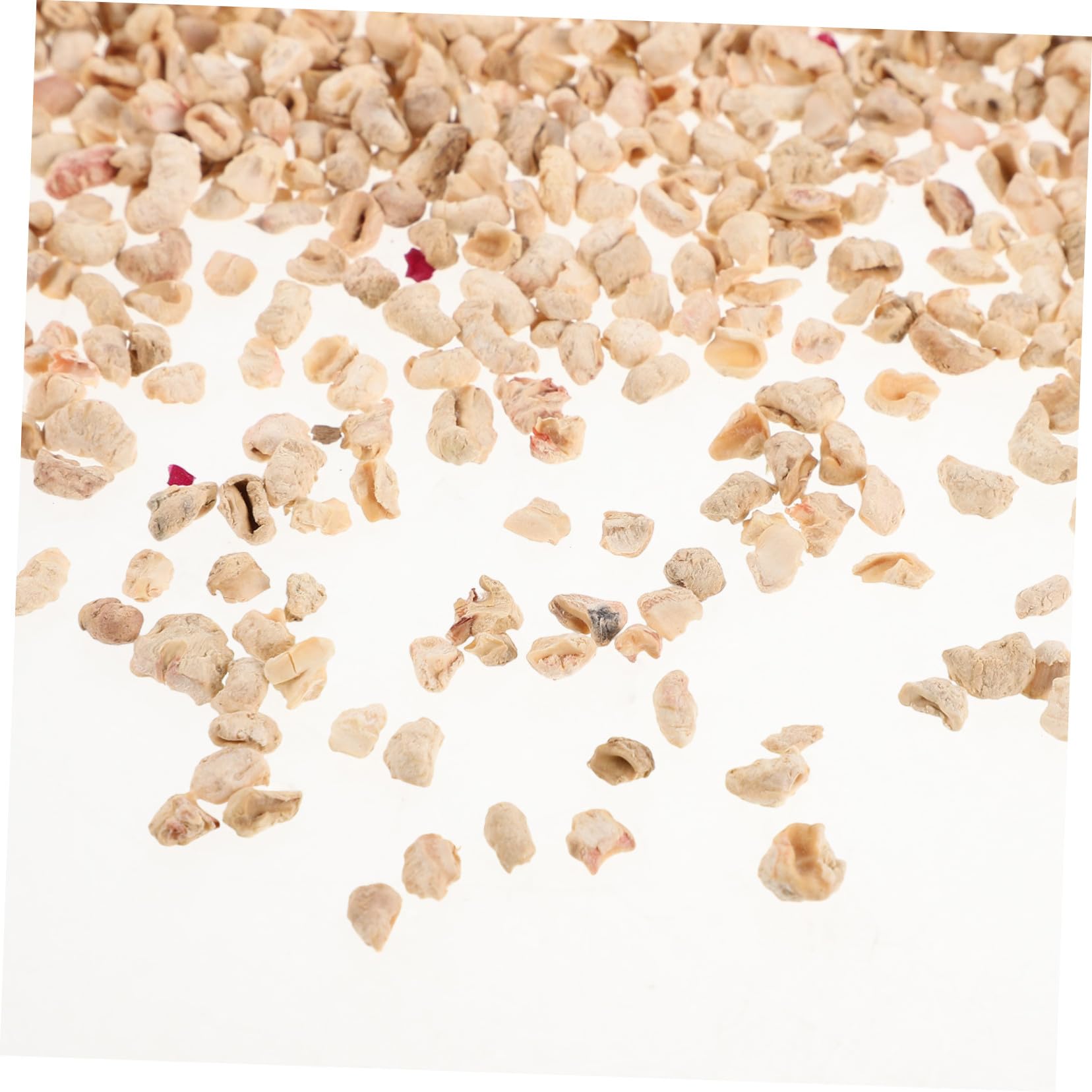 WOONEKY 1000g Lettiera in Pannocchia di Mais da Lettiera Naturale per Criceti Materiale per Nidificazione per Animali Domestici Rivestimento per Gabbia per Roditori Colore Casuale