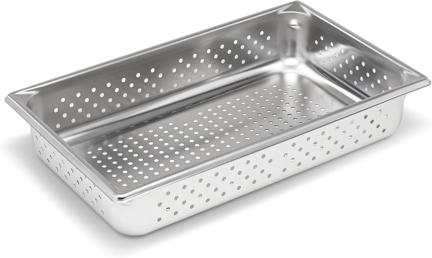 Vollrath 30043 Super Pan V, Food Pan, Stainless, Full Size Perforated, 4" Deep