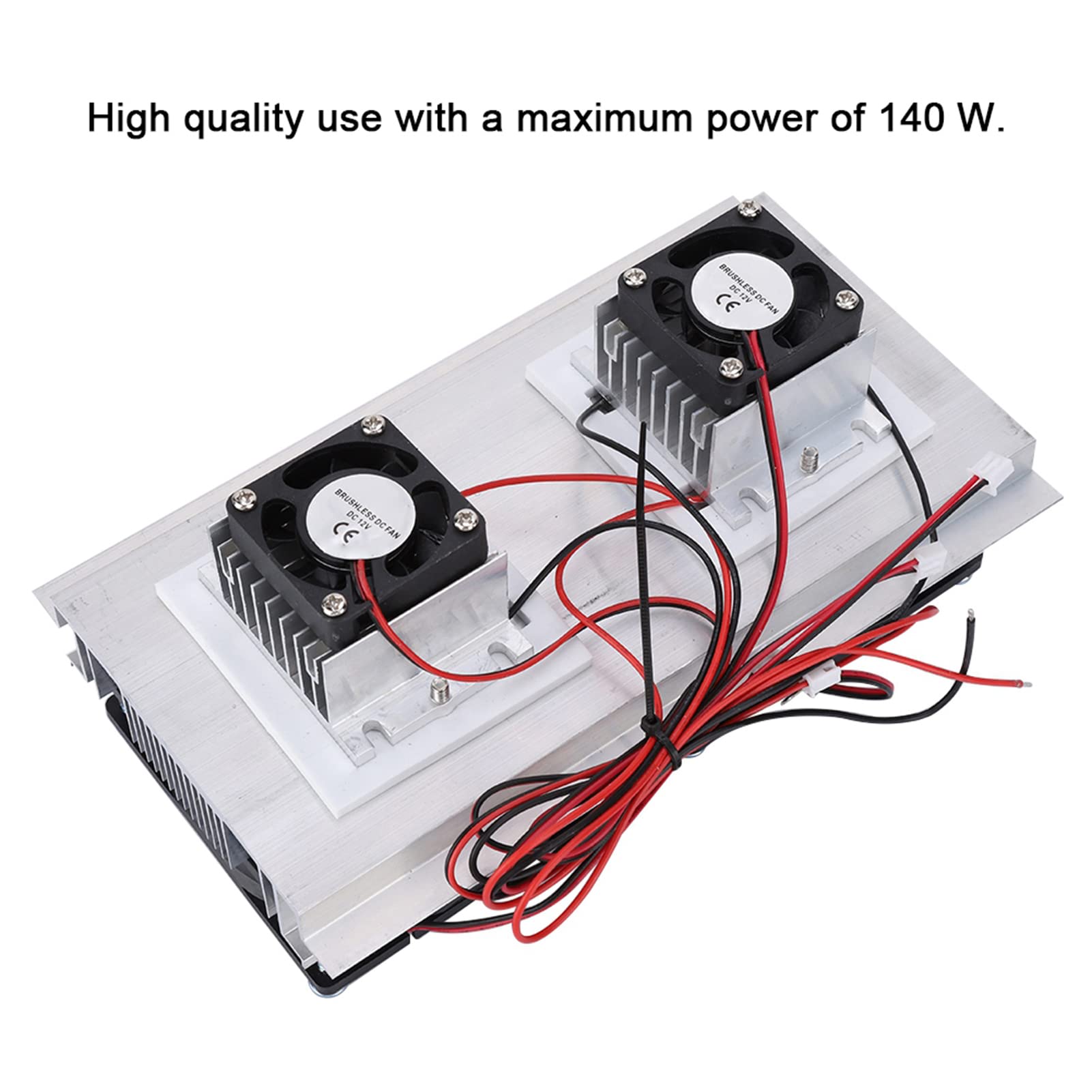 TOPINCN Kit di Raffreddamento per Radiatore a Semiconduttore Termoelettrico Dispositivo di Raffreddamento Ad Alta Efficienza per Appassionati di Elettronica Fai-da-te Potenza 140 W