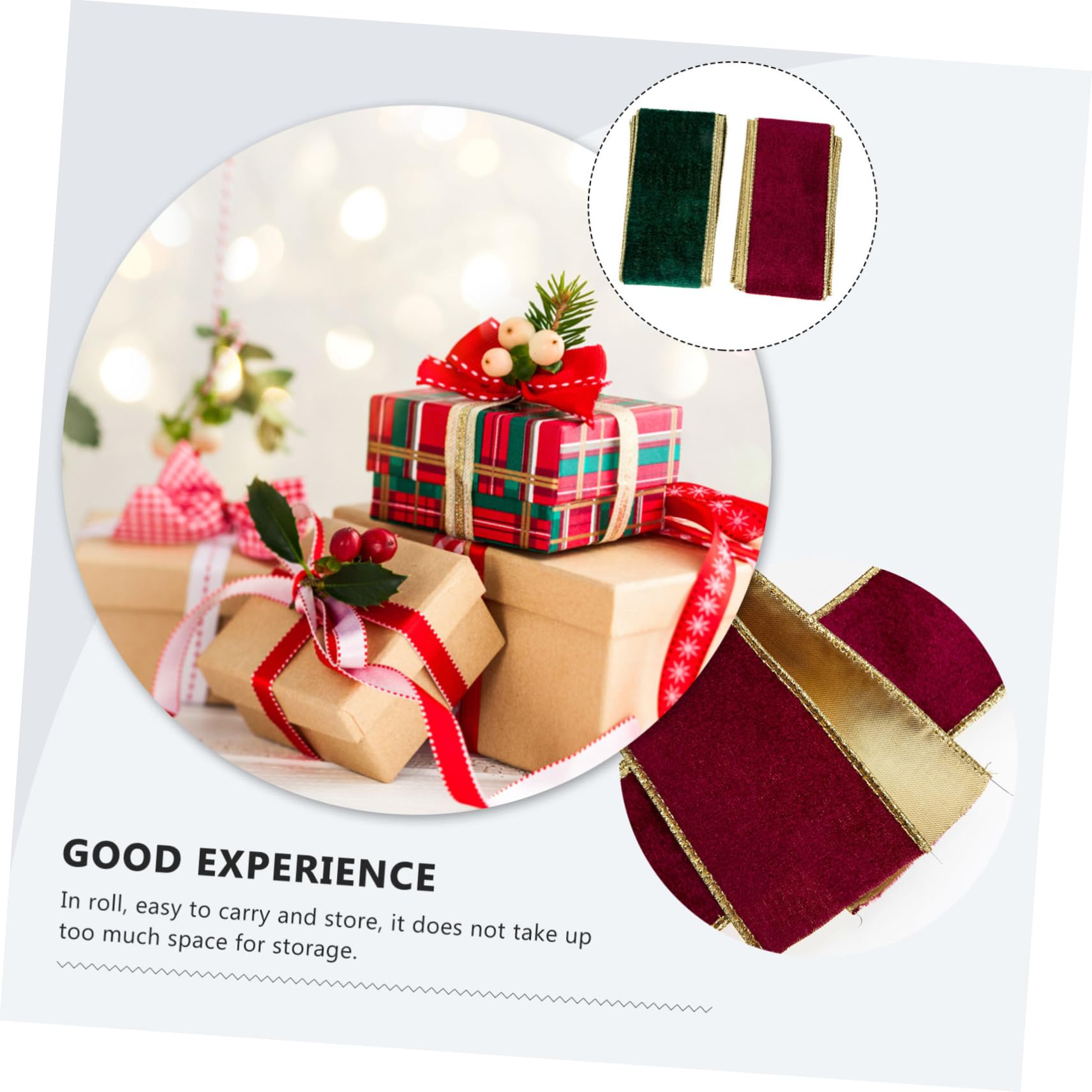 SEWACC 10rollen Neuer Titel Weihnachtsbänder Und Dekorative Und Bastelbänder Für Weihnachtsbaum Geschenkverpackungen Und -projekte