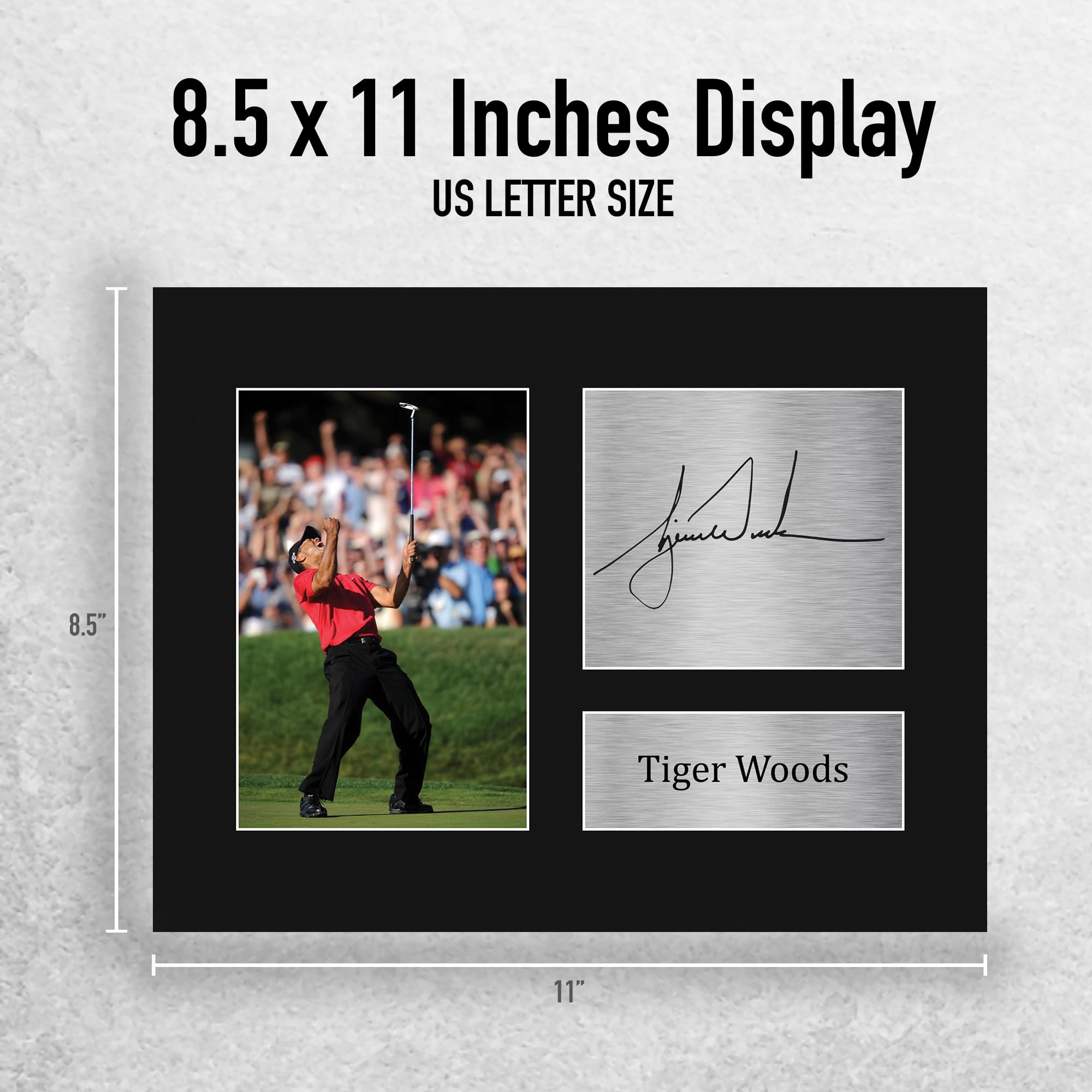Amazon.com: HWC Trading Tiger Woods Gifts Signed Printed Autograph