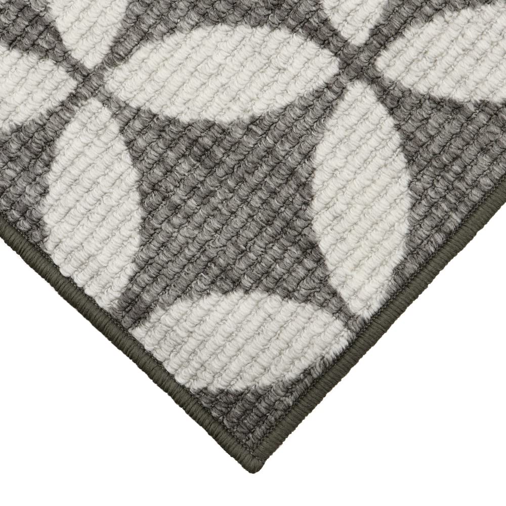 BENUTA - Tappeto passatoia in lana beige/grigio 80x300 cm | Leroy Merlin