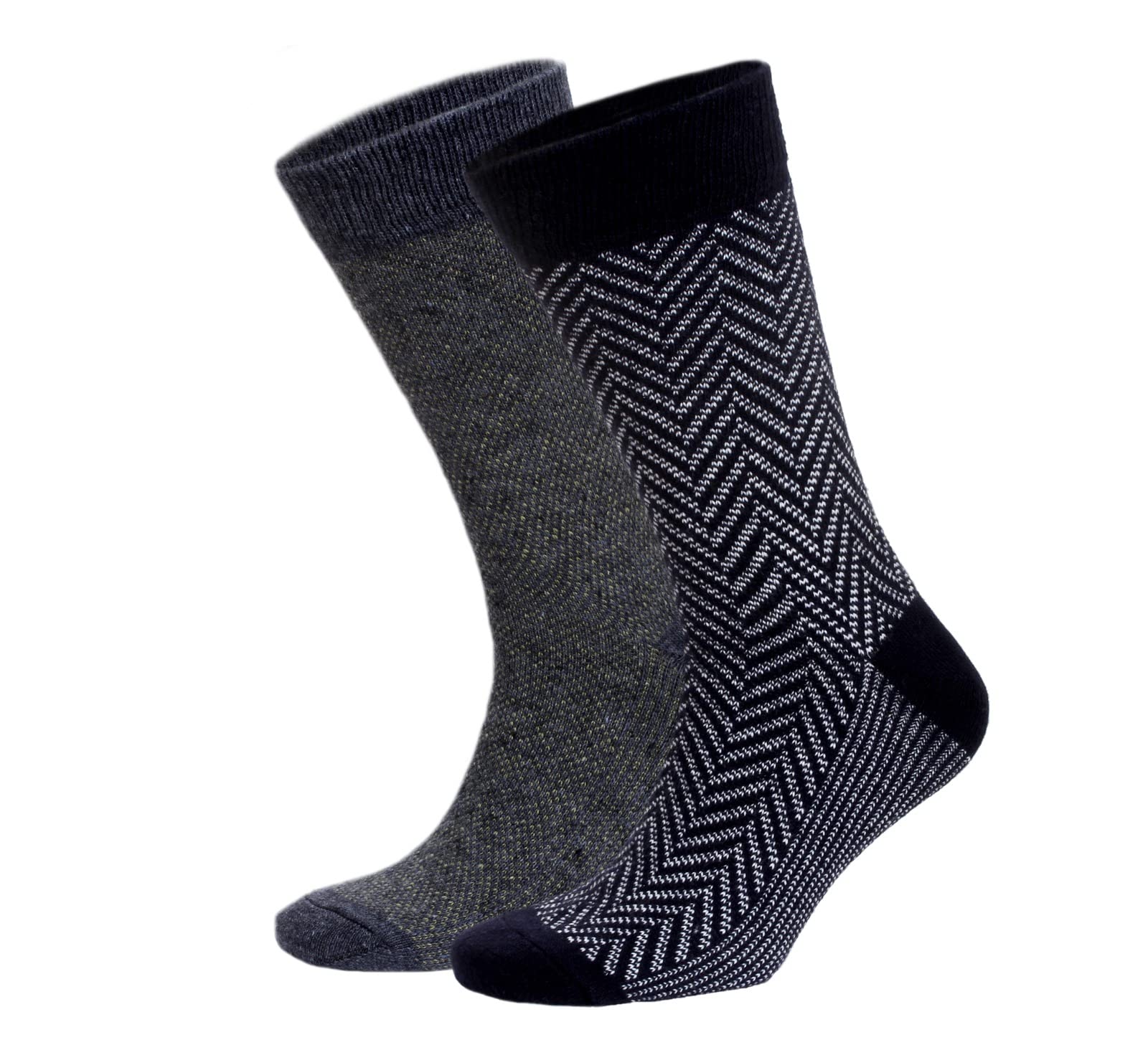 NoblesBox Warm wool socks, 2 pairs of socks for him, comfortable socks for men, casual winter cuddly socks, Asorti-5