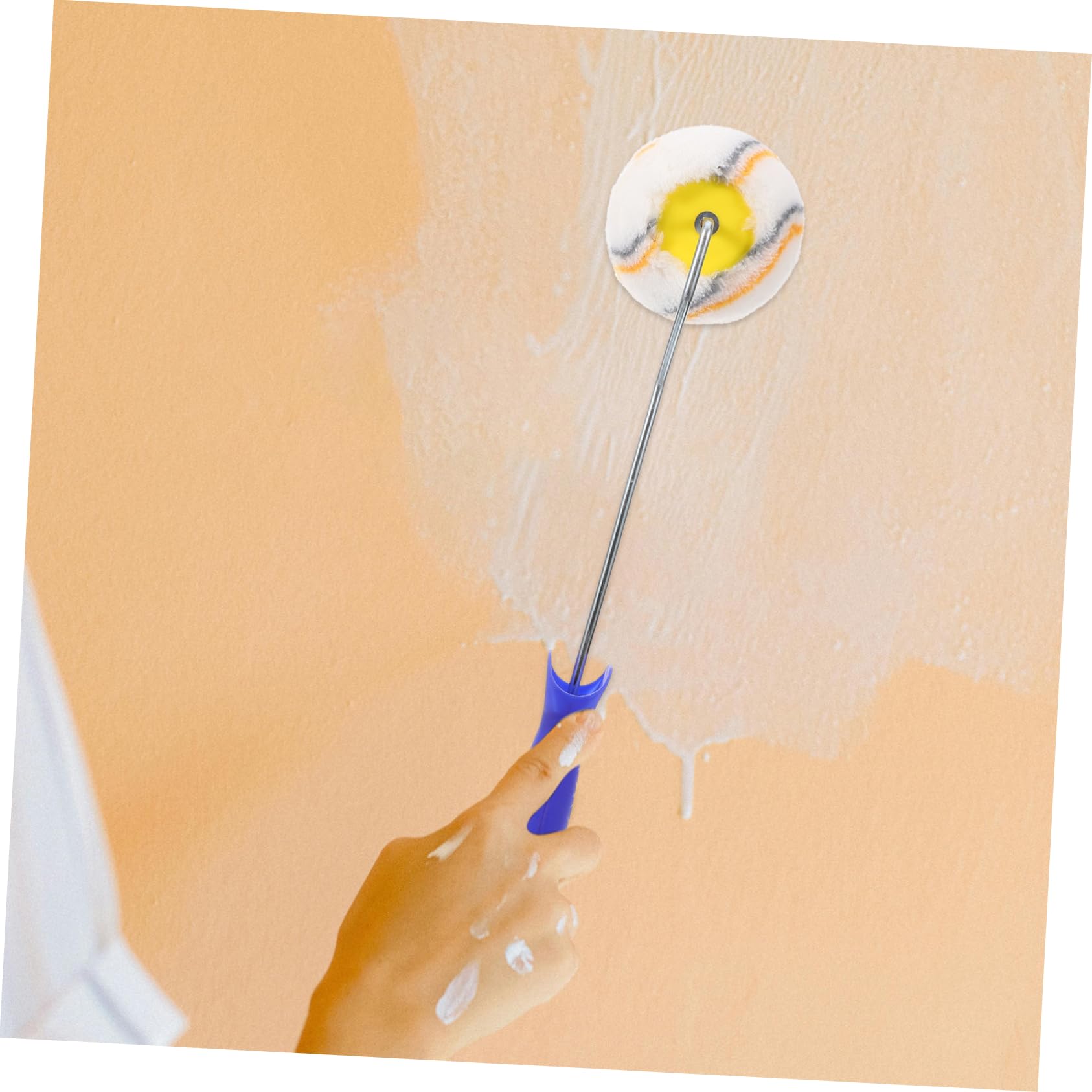 SHINEOFI 3 Pezzi Spazzola a Pennello da pittura a parete rulli di vernice per dipingere pareti Colore coperture di vernice portatile pennello a plastica