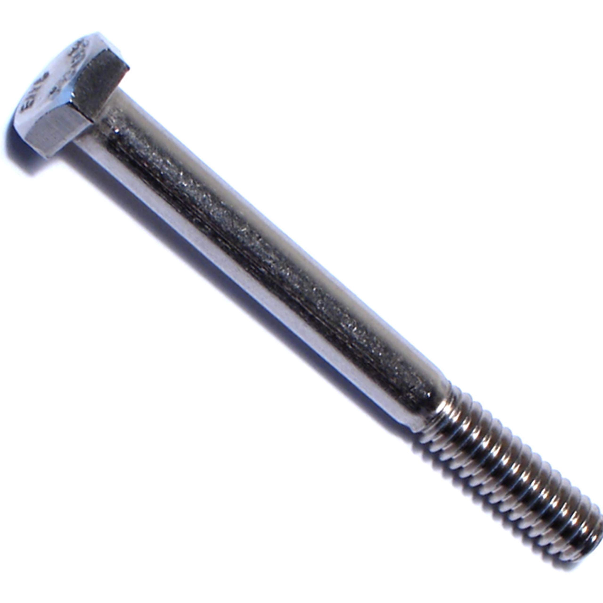 Tornillos hexagonales 1/4–20 x 2–1/2 modelo 014973183554 para fijaciones firmes, 50 uds