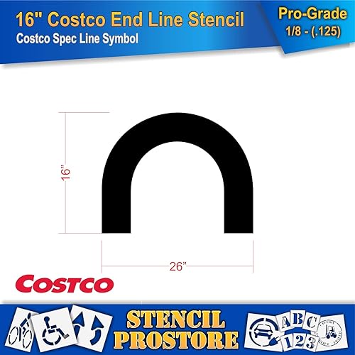 Miniatura 2 de Plantillas para venta al por menor - Costco - Plantilla de extremo de línea de 16 pulgadas - 20 x 16 pulgadas x 18 pulgadas (128 mil) - Grado
