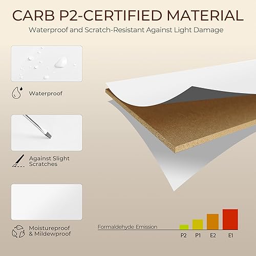 Miniatura 4 de Yaheetech Armario de archivos verticales, organizador de almacenamiento de archivos de tamaño carta, pequeño archivador, soporte de impresora para