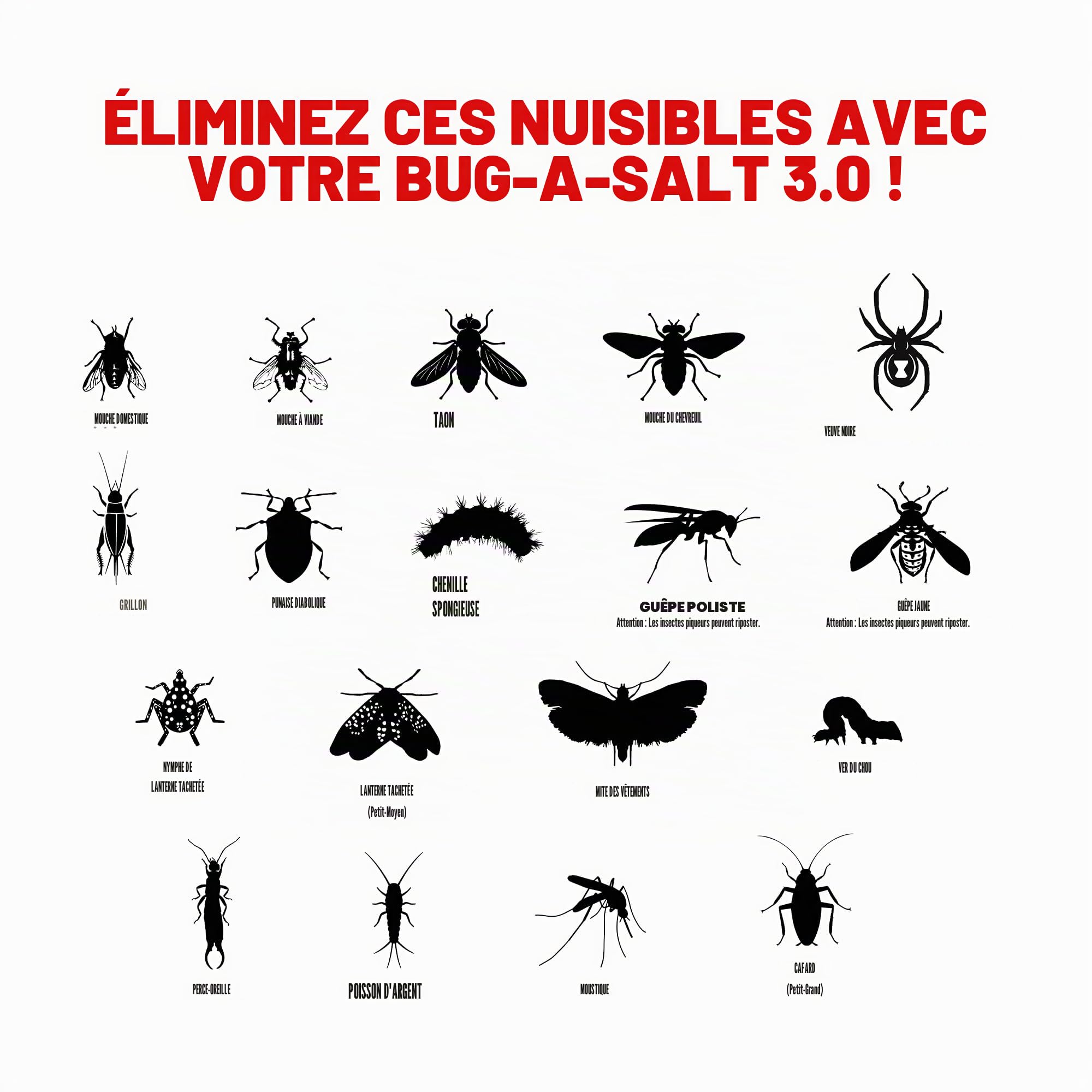 Bug-A-Salt Jaune 3.0