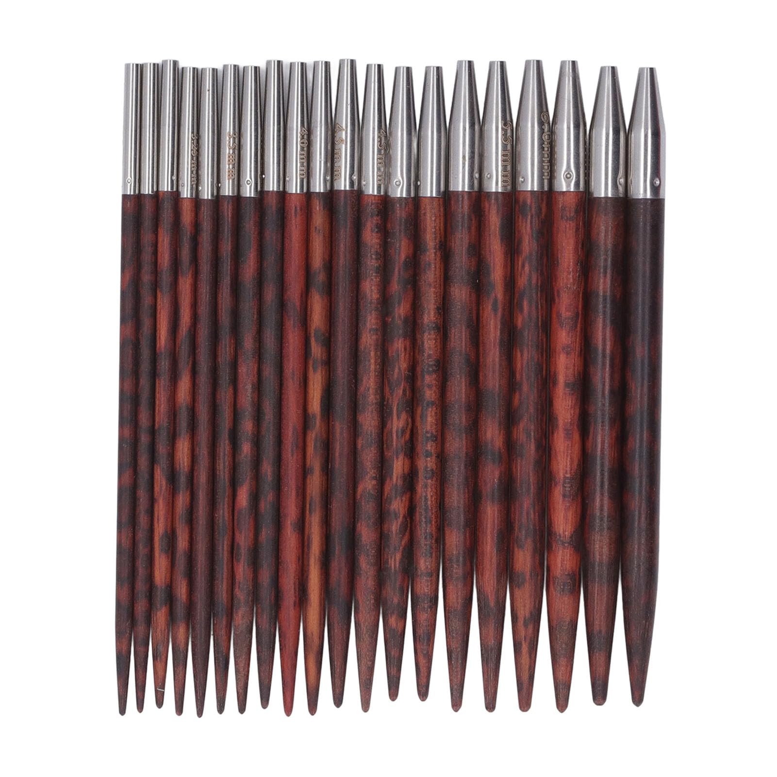 Circular Knitting Needle Set de 3 a 6.5 mm Manija de madera ergonómica Juego de agujas circular con bolsa de almacenamiento para DIY Craft Diy