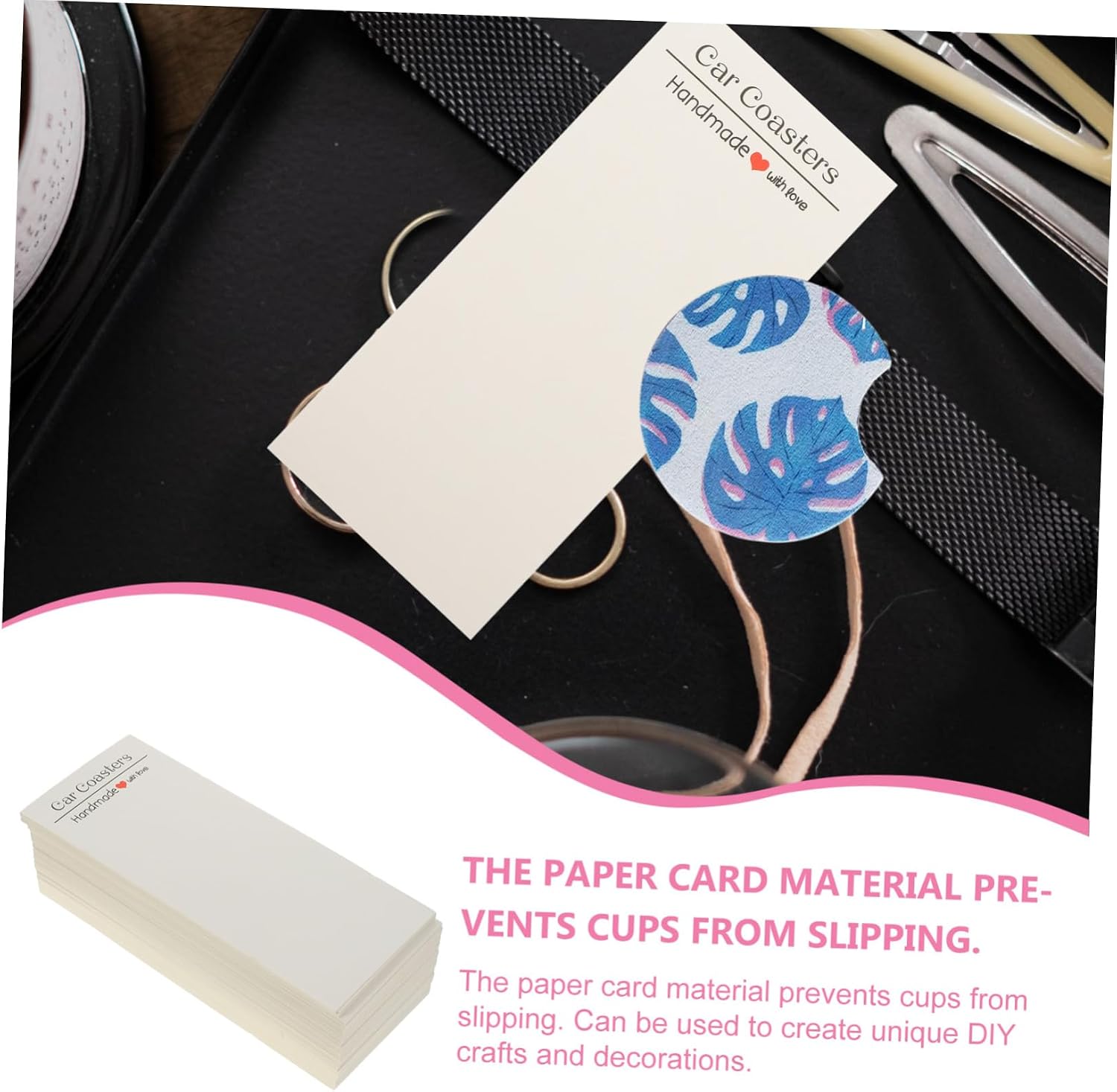 100sets Display Cards Storage Bags Cards for Crafts Jewelry and Packaging Lightweight and Portable Design