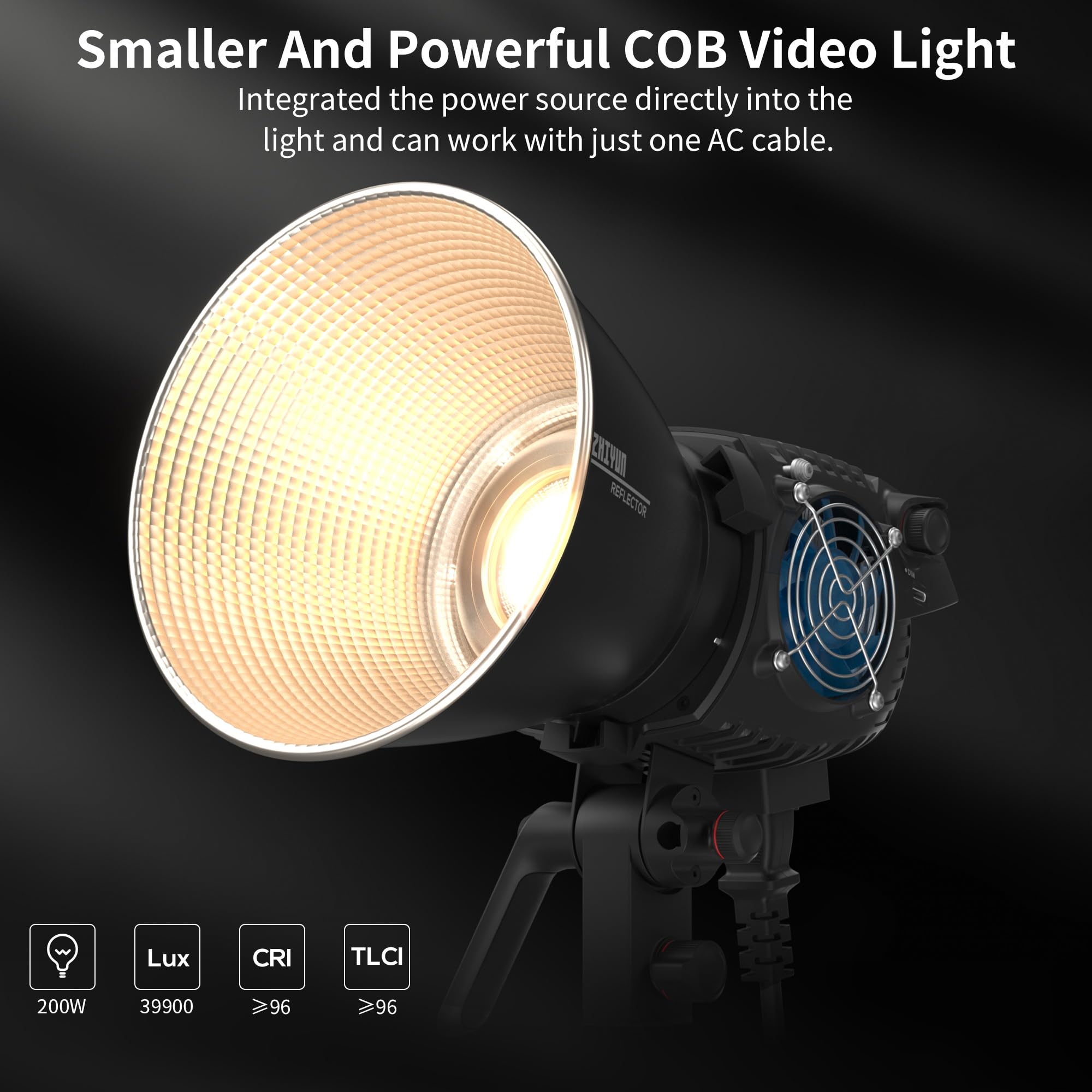 Amazon.com : ZHIYUN MOLUS B200 200W COB LED Video Light [Official