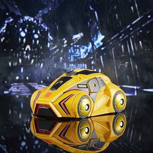 Miniatura 6 de Transformers Generations Studio Series 01 Gamer Edition Bumblebee Deluxe Class - Figura de acción de 4.3 in, Transformers War for Cybertron