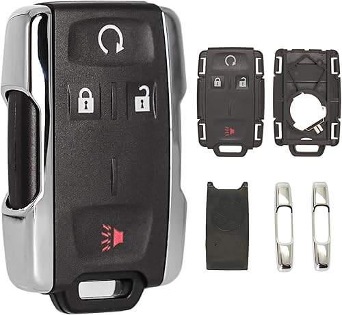 Funda de repuesto para llavero Chevrolet Silverado 1500, Colorado, GMC Sierra Canyon 2014, 2015, 2016, 2017, 2018, 2019, 2020, 2021, sin llave,