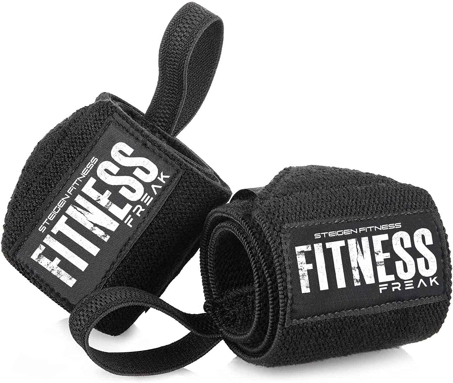 STEIGEN FITNESS -Sf Cotton Professional Weightlifting Exercise Wrist Wrap Straps Bands Gloves, Supporter for Gym (Black) (B097Q6W951) Amazon Price History, Amazon Price Tracker