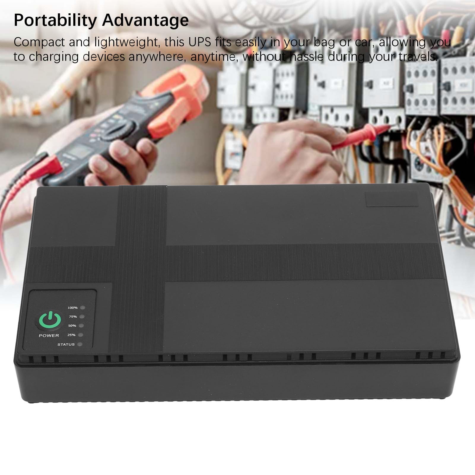 ViaGasaFamido Profesjonalna Bateria Baterii (Wtyczka UE 100-240 V.)