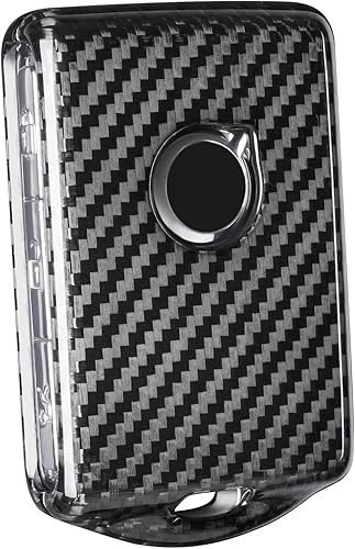 Miniatura 6 de T-carbon Funda para llavero Volvo, protector de llavero de fibra de vidrio real para Volvo XC40 T4 T5 XC90 T5 T6 T8 B5 B6 V90 T5 B5 Polestar 1