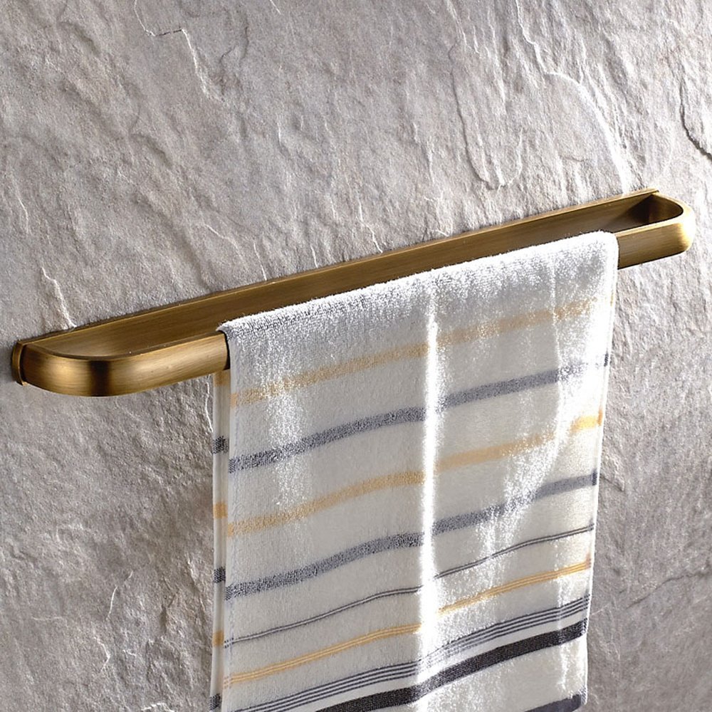 Leyden Retro Bathroom Accessories Solid Brass Antique Brass Finished Towel Bar Home Decor Towel Holder Towel Bars Wall maounted