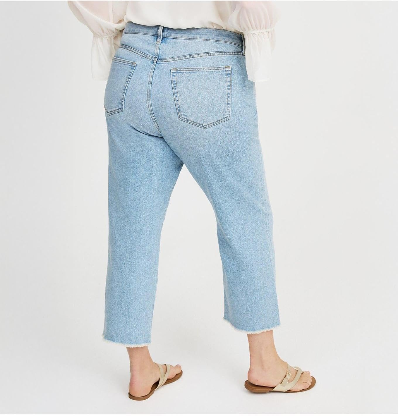 Torrid Women's Plus Size Jeans - Ankle Crop High-Rise Straight Jean - Image 7