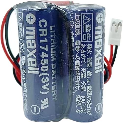 Miniatura 7 de HMH - Paquete de 2 baterías CR17450-2WK27 3V 2600mAh D80UB016170 para batería Mazak 2CR17450
