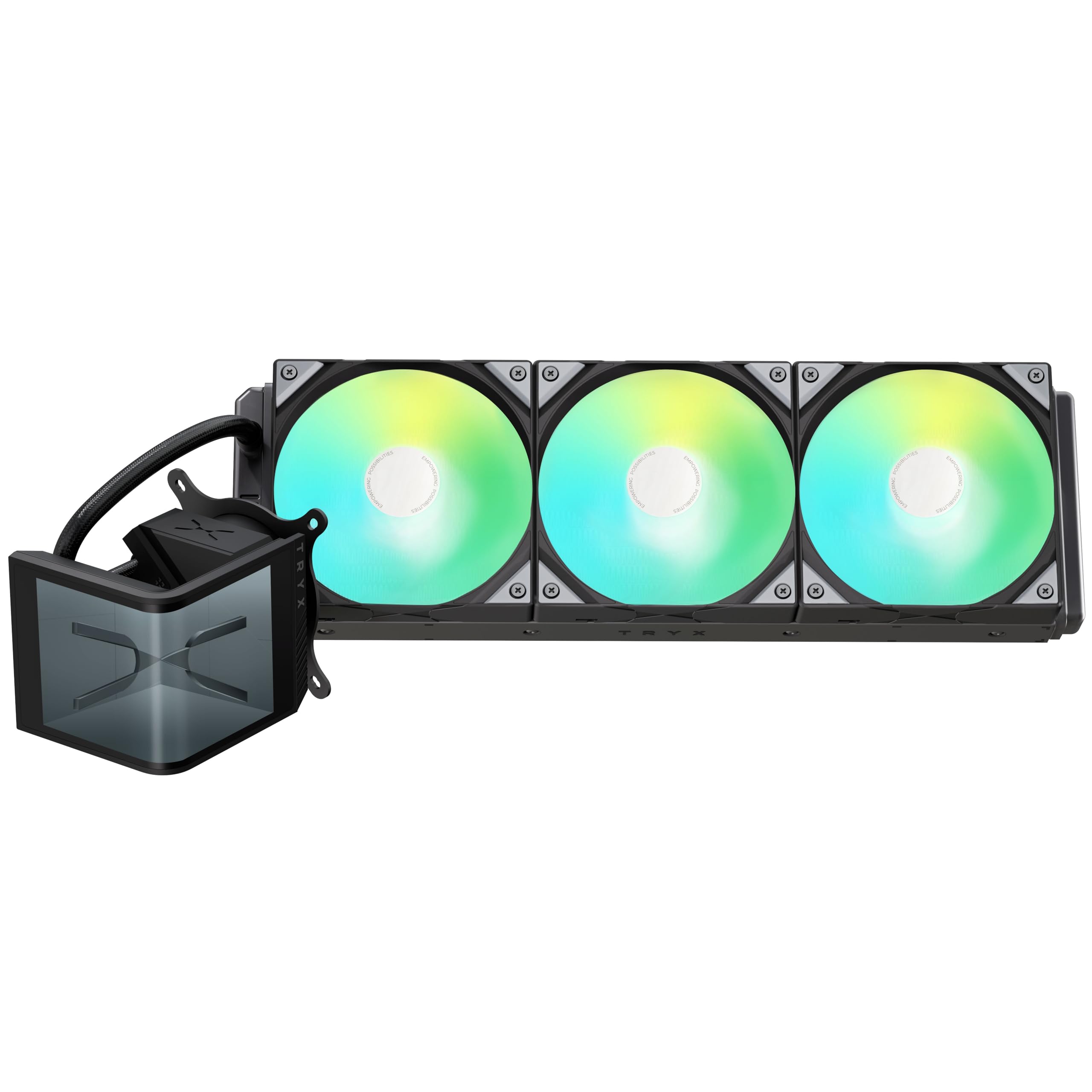 TRYX PANORAMA SE ARGB 360 Raffreddamento a liquido completo, display 3D AMOLED - 360mm, nero