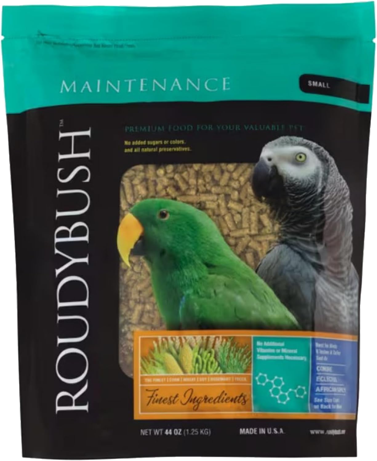 RoudyBush Daily Maintenance, Crumbles Bird Food, 25-Pound