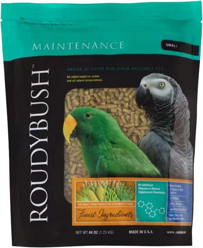 Alimento para Aves RoudyBush Daily Maintenance em Pequenos Pellets, 1,27 kg