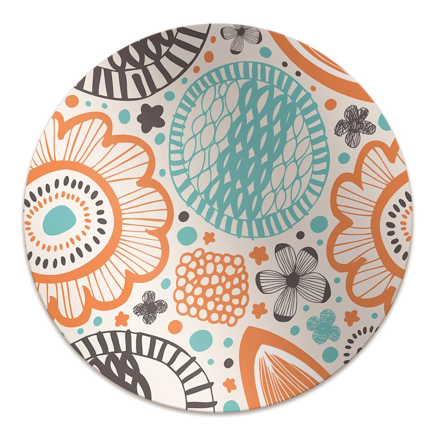 Tapis pour protection de sol imperméable PVC antidérapant rond ø100 cm