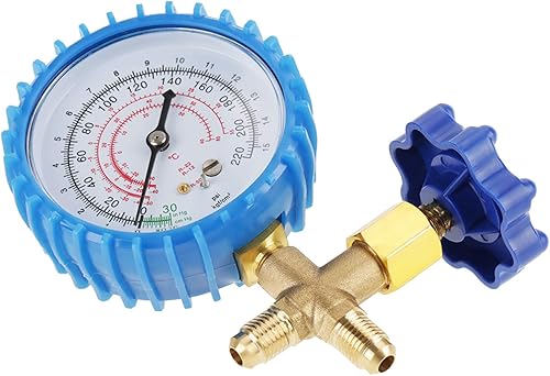 Miniatura 9 de Manómetro de freón colector refrigerante manómetros de alta presión baja apto para aire acondicionado R410A R22 R134A R404A