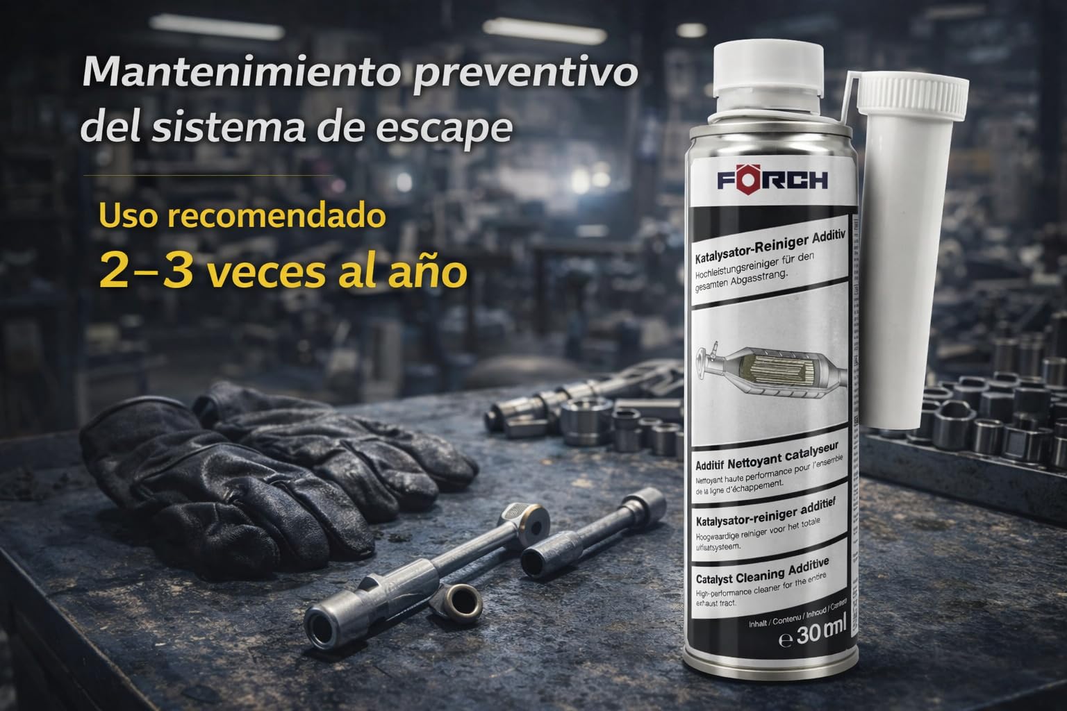 Aditivo Descarbonizante para Motores Diésel y Gasolina 300 ml – Tratamiento Curativo - Limpieza EGR, Turbo, Catalizador, Filtro de Partículas y Turbocompresor. Reduce Emisiones y Mejora Combustión