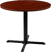 Vista 1 de Flash Furniture Chapman - Mesa redonda multiusos de 36 pulgadas, color cereza