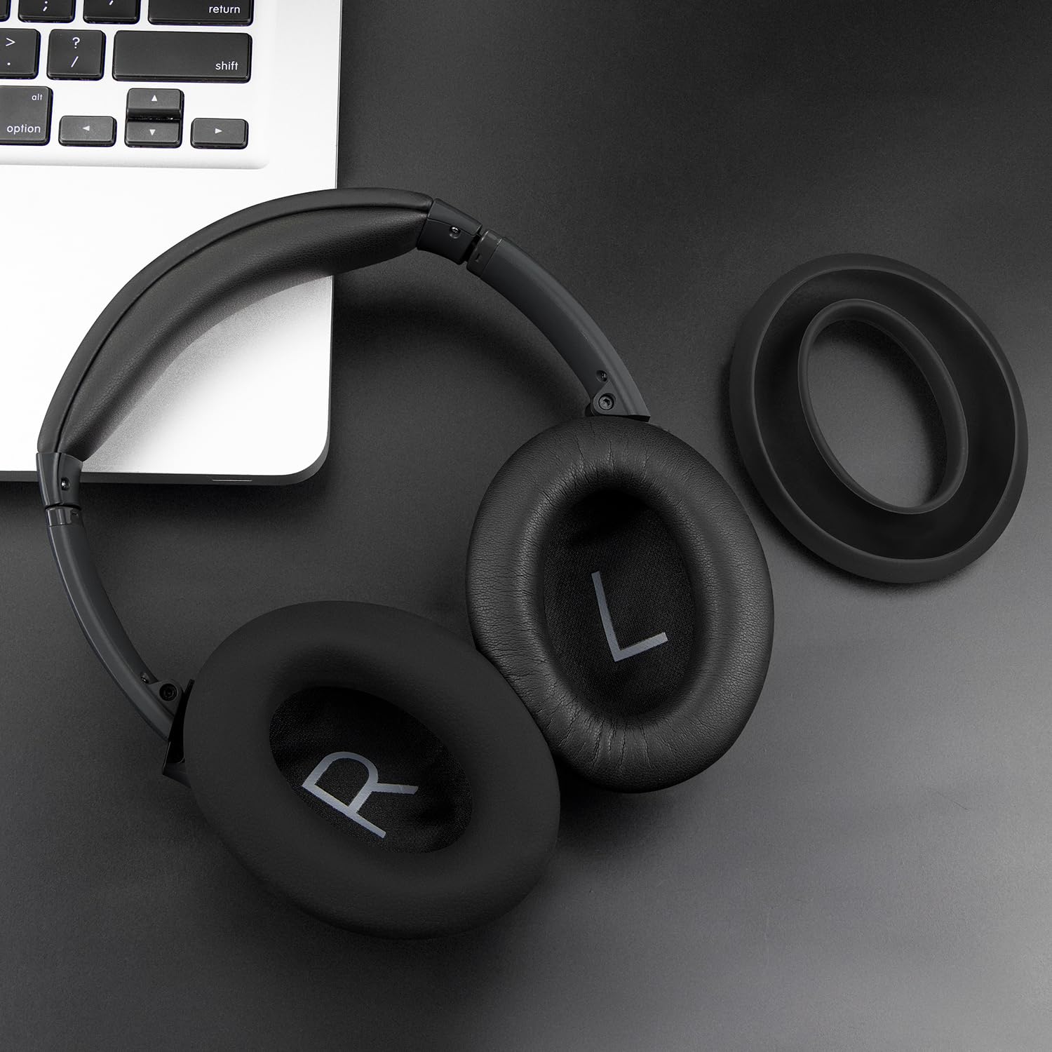 SOULWIT Ersatzset für Bose QC45/QC35/QC SE – Schwarz