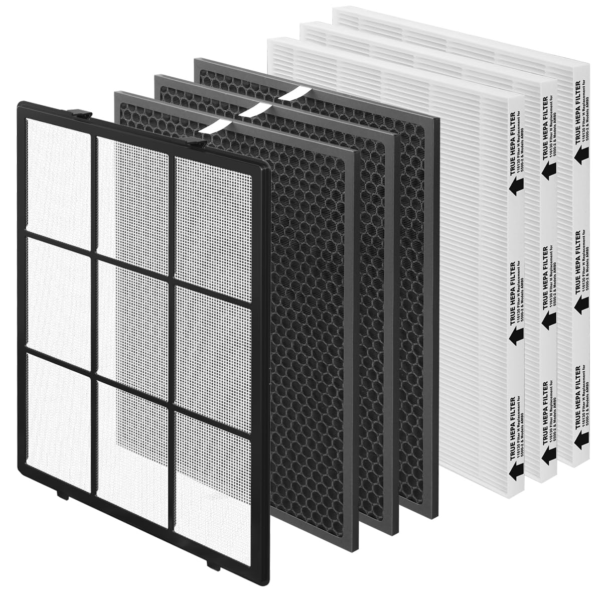 Filtre de rechange H Winix 5500-2 pour bloquer les poussières et les odeurs