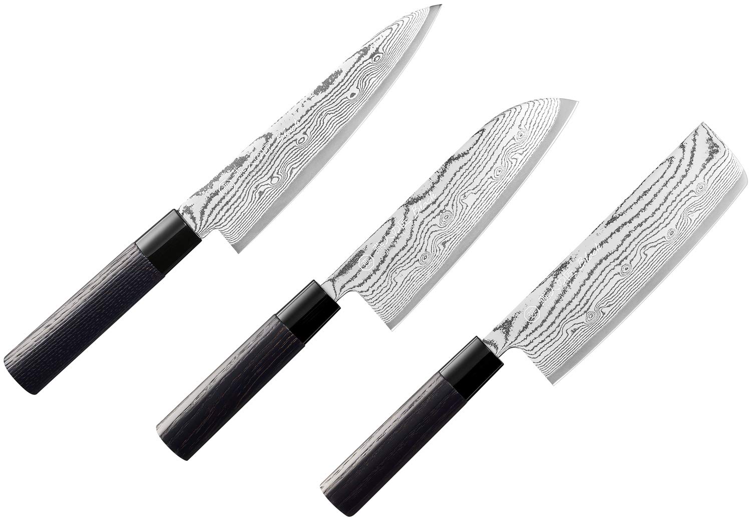 燕人の匠　葉切包丁 Amazon｜よこやま 包丁セット 燕人の匠 ブラック 三徳包丁165mm & 菜切
