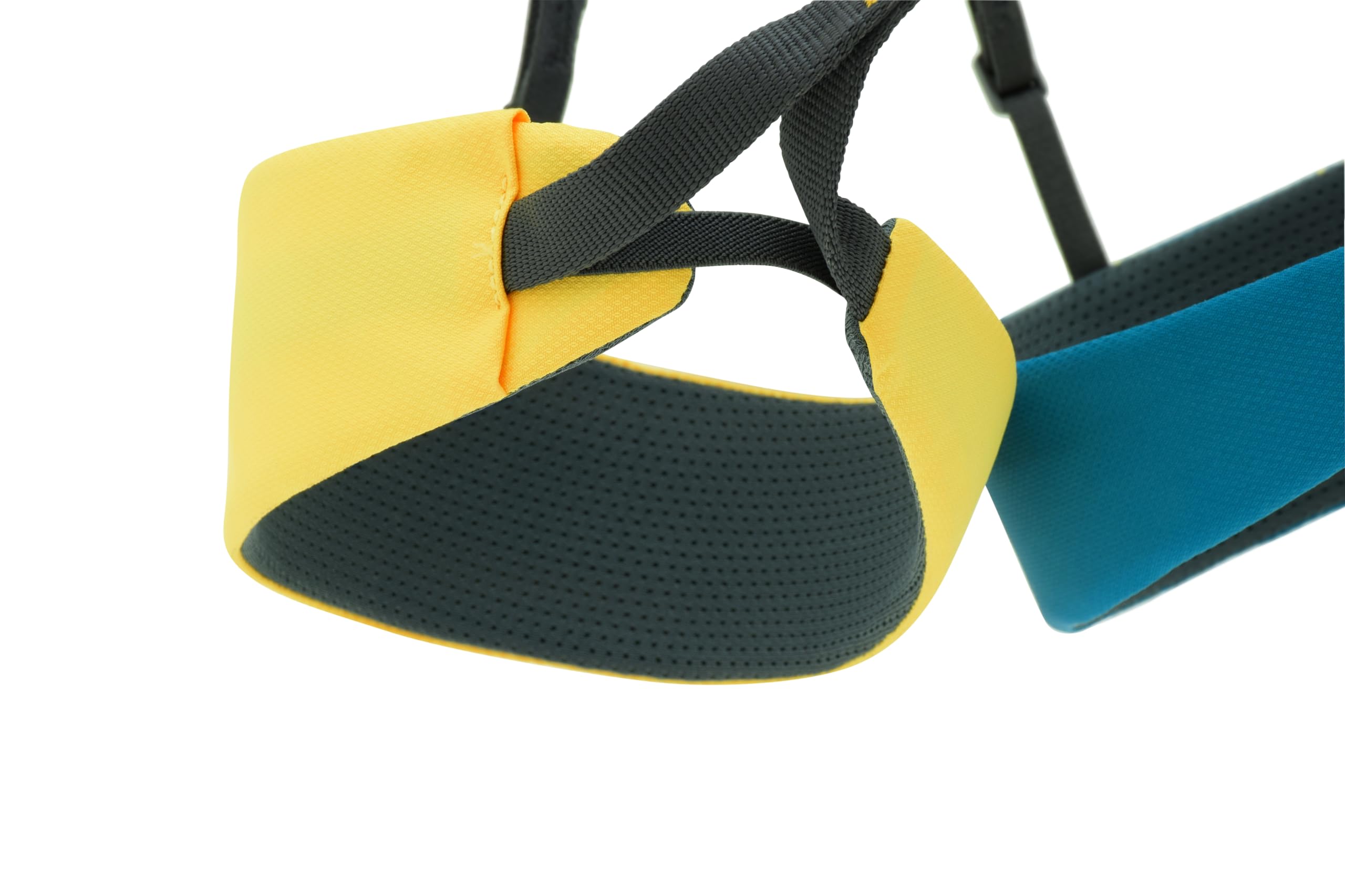 Kong. Lario 1. Imbracatura Arrampicata Sportiva per Alpinismo. Imbrago Leggero con Cosciali Fissi. Cintura Ergonomica e Regolabile. CE EN12277 Imbrago Unisex. Colore Petrolio. Adulto