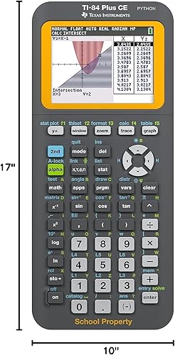 Miniatura 4 de Calculadora gráfica TI84PLSCEBLUBRY de Texas Instruments, multicolor/fantasía (Teacher 10 Pack)
