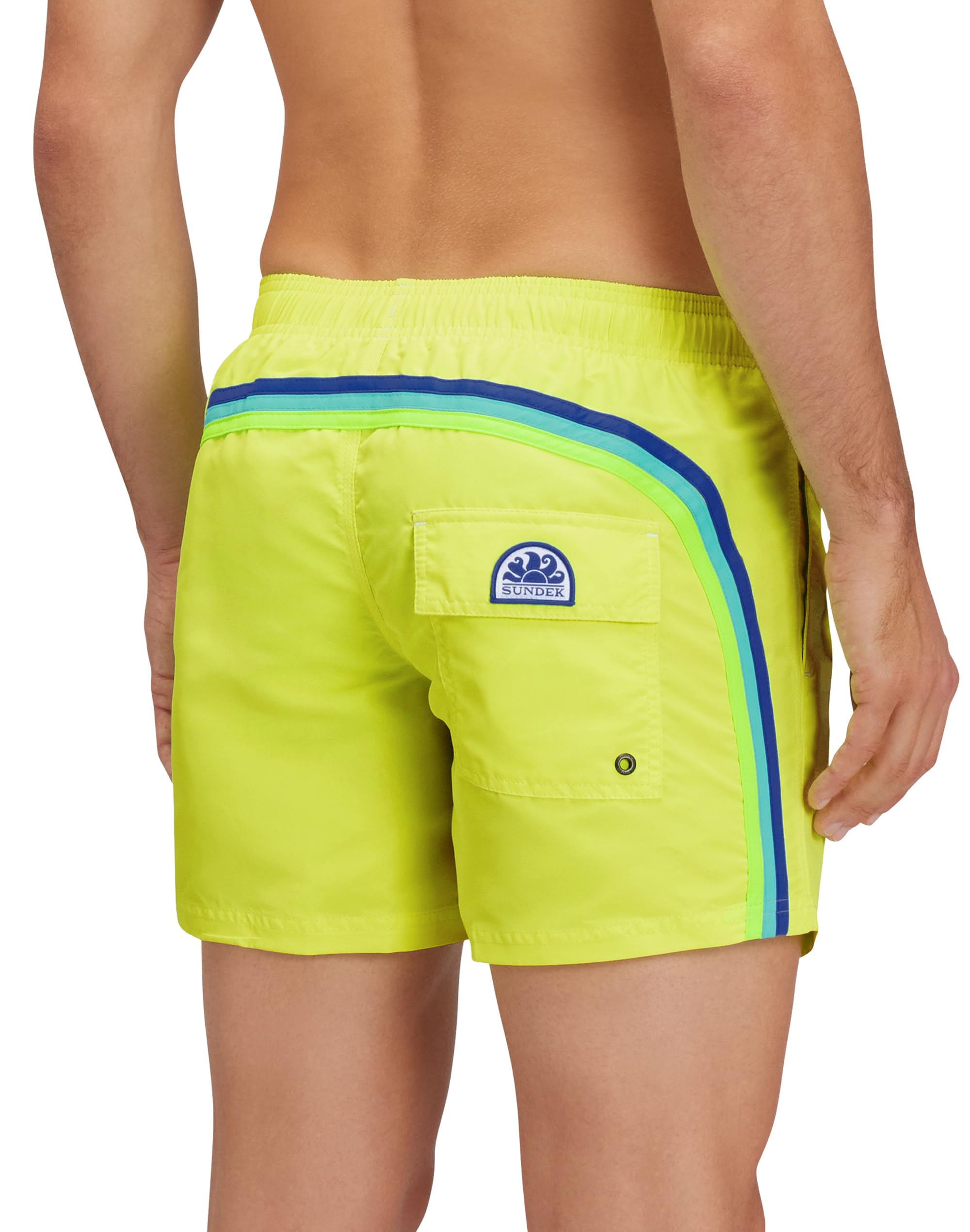 SUNDEK Boxer Giallo Fluo da Uomo M504BDTA100-23015