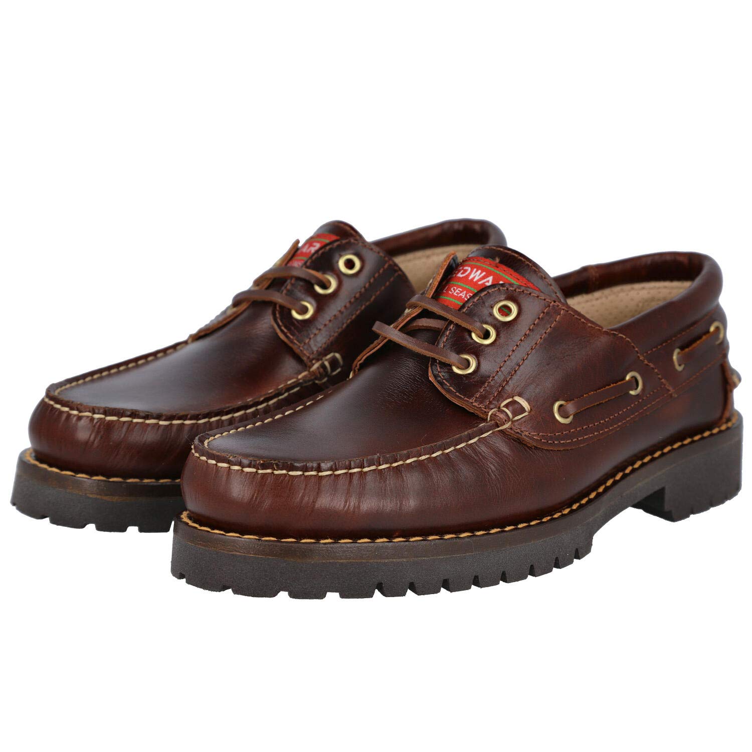 Edwards 1400 EXTRALIGHT Zapatos Nauticos - Cuero para: Hombre Color: Marron Talla: 39