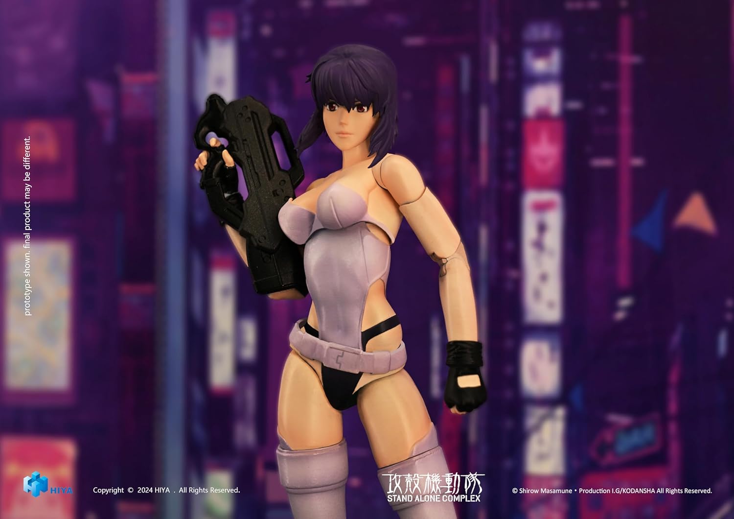 Hiya Toys Ghost in the Shell: Stand Alone Complex – Motoko Kusanagi Exquisite Super Series 1:12 Scale PX Action Figure