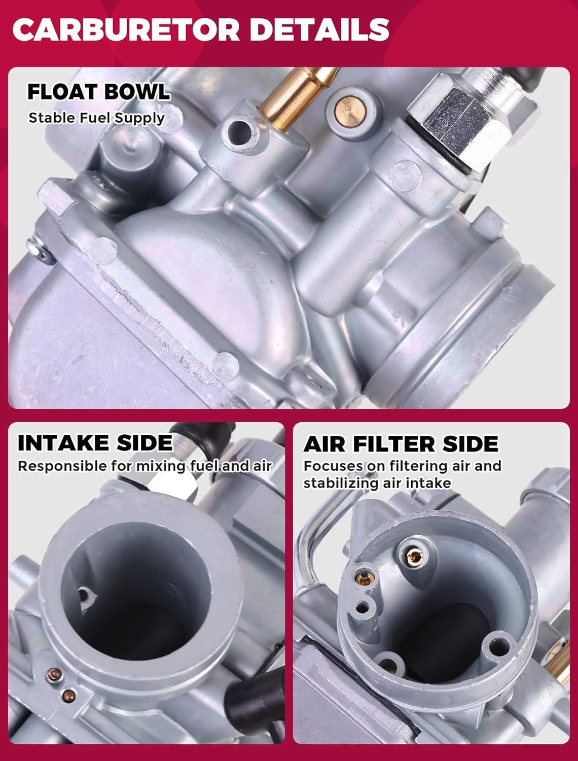 OILFANT Carburetor For Yamaha TTR 125 2000-2007 TTR125 TTR125L TTR125E TTR125LE - Image 5