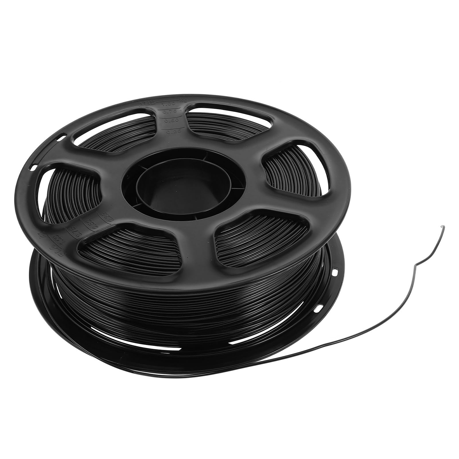 Filamento 3d Petg Negro de 1,75mm, Alta Precisión para Impresión