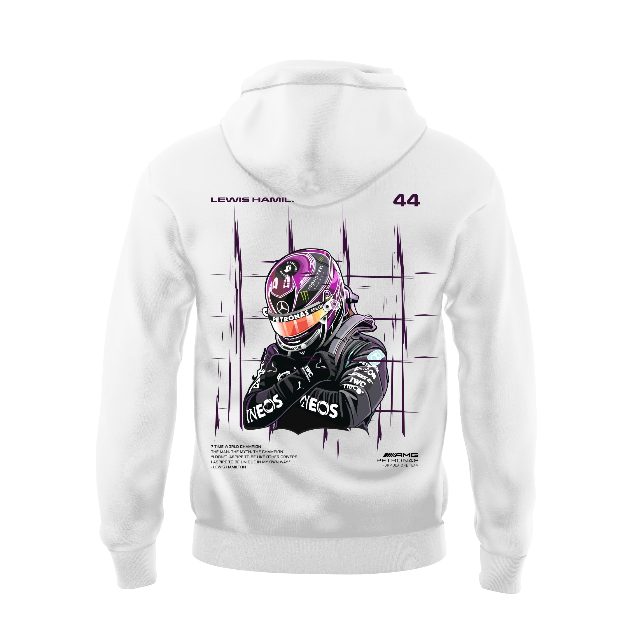 Motorsport Hoodie 50+ Iconic Designs Unisex Hoodie Sweatshirt for Car Enthusiast 100% Cotton Hooded Neck Regular Fit Formula One Hoodie-image-9