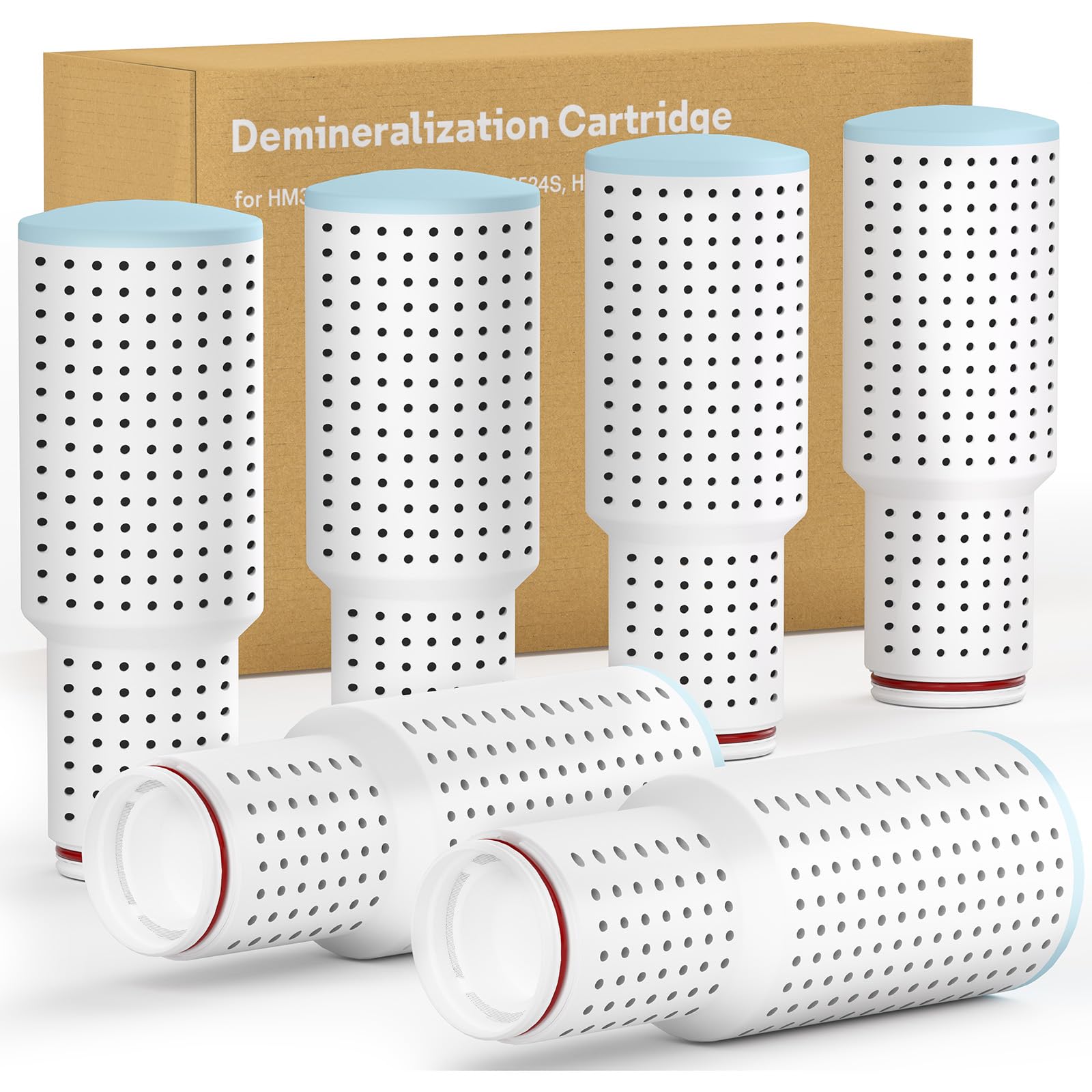 Demineralization Cartridge &amp; Clean Mist Cartridge 2-in-1 Compatible with Dreo Humidifier HM311 HM311S HM306 HM409S, Reduce Mineral and Contaminants, Filter Hard Water, 6pcs (DR-HPA020)