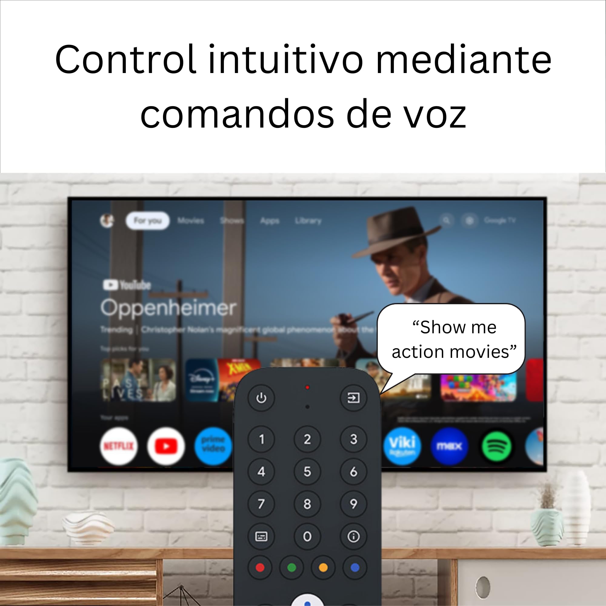 GX1 Box TV 4K - Google TV 14 [4GB RAM, 32GB ROM] Reproductor Multimedia Smart TV, Soporta Netflix y Prime en 4K, AI-Upscaling, HDR10+, WiFi 6, LAN